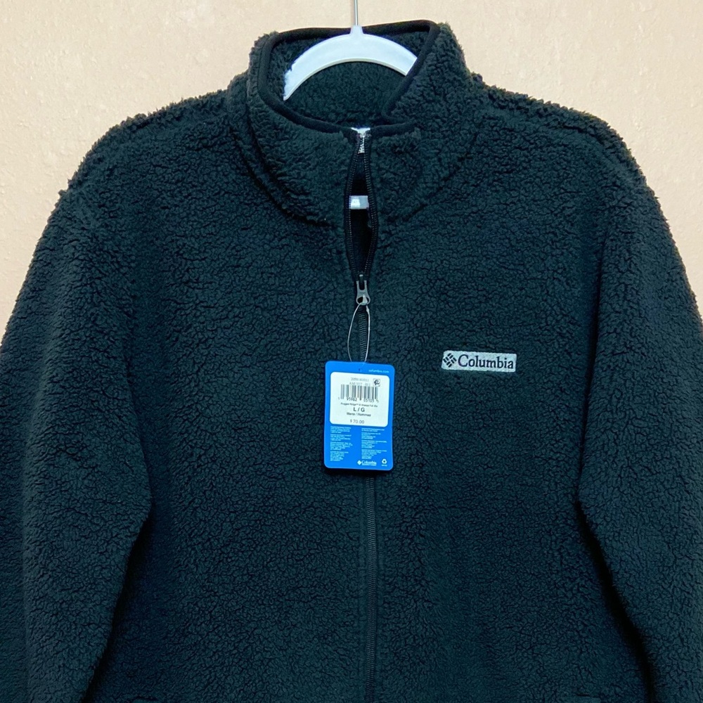 Columbia Men's Rugged Ridge III Full Zip Sherpa Fleece Jacket - Picture 4 of 6